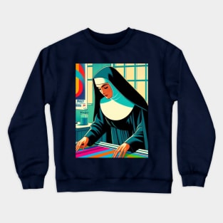 Sister Corita Kent - The Screenprinting Nun 2 Crewneck Sweatshirt